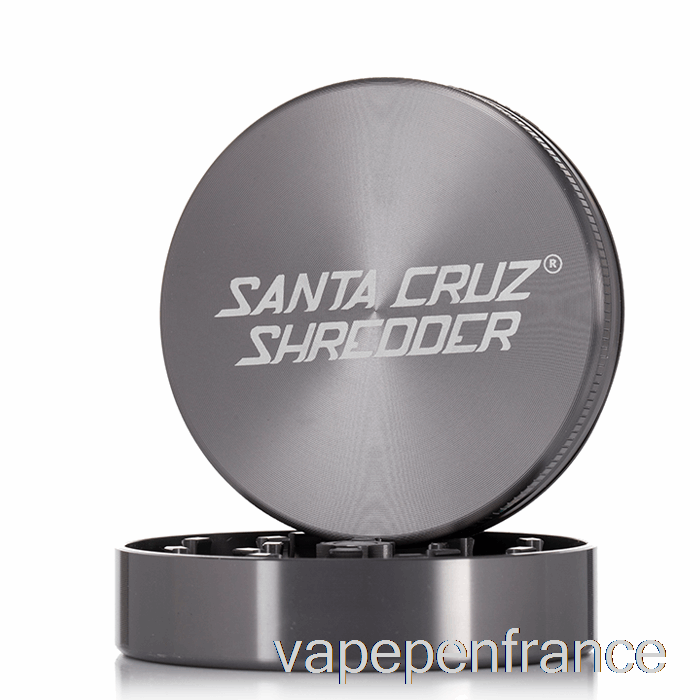 Santa Cruz Shredder 2,75 Pouces Grand Broyeur 2 Pièces Gris (70 Mm) Stylo Vape